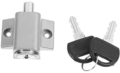 HOMSFOU Verrouillage De Sécurité Pour Fenêtres Et Portes Coulissantes Avec Clé Limiteur Ouverture Anti-vol Pour Animaux Domestiques Accessoire De Sécurité Pour Maisons Bureaux Et