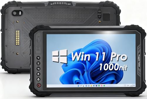 Kayoote ST9 Pro Tablet Rugged 8 1000nits, Win 11 Pro Tablet Industriale, Celeron N5100 8GB RAM 256GB ROM, IP68 Impermeabile, 5000mAh, 4G LTE, NFC, GPS, per Lavori in Cantiere