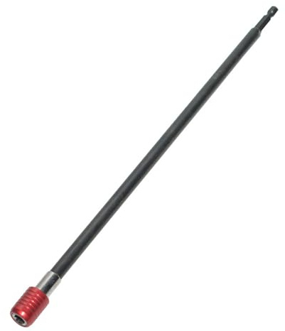 Hexagonal Handle Red Extended Quick Released Locking Extension Rod 300mm Screwdriver Secure Grip Extension Rod