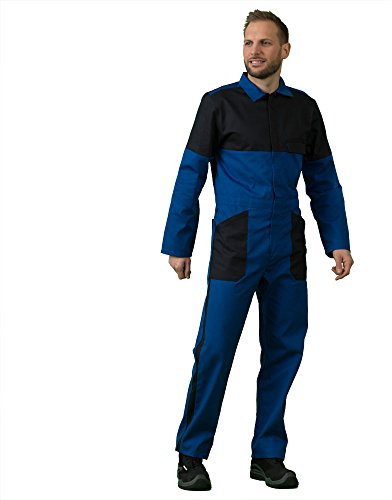Bleu de Travail Combinaison de Travail Bicolore 65PC/35C bugati/Noir T4