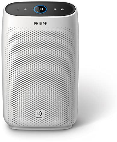 Philips 1000i Series Purificatore d'aria - rimuove germi, polvere e allergeni in ambienti fino a 63m², 5 Velocità, Modalità Sleep (AC1215/10)