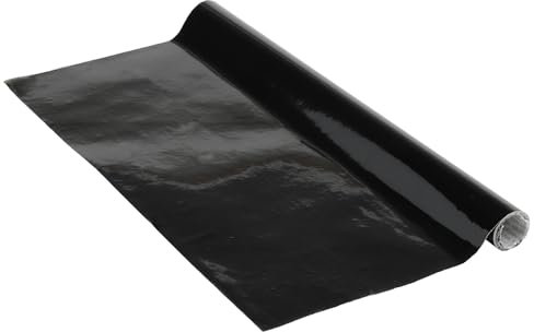 Venilia Pellicola adesiva, Nero opaco, 45cm x 1,5m, Spessore 95μ, Pellicola autoadesiva per mobili o cucina, carta da parati, PVC senza ftalati, Prodotto in UE