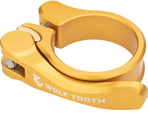 Wolfszahn QR Schnellspanner-Sattelstützenklemme – 36,4 mm, Gold