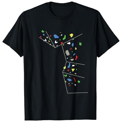 Bouldering et mur d'escalade T-Shirt, Homme, Noir, S