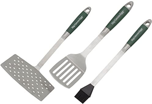Big Green Egg BBQ Grillbesteck Set aus Edelstahl / 3-teilig