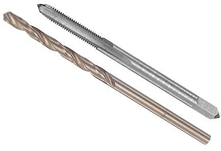 CoCud Gewindebohrer und Bohrer Bit Set M3 x 0.5 Gewindebohrer 2.5mm Bohrer Metrisch Maschinenschraube Gewindebohrer und Drehbohrer Kit - (für Gewindeschneiden Reparieren) 1Set