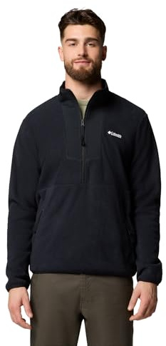 Columbia Sequoia Grove Fleecejacka med Halvlång Dragkedja, Ytterplagg Polyfleece, Miljövänligt Material, Säkra Fickor, Flexibel Kant - Herr