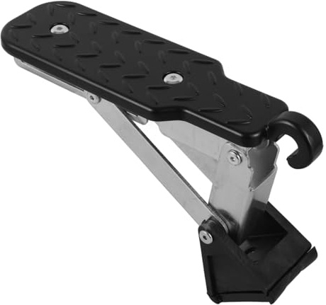 TOYANDONA Marchepied de Toit pour Voiture en Alliage D’aluminium Noir, Pédale D’accès Porte pour Suv et Camion, Étape Robuste et Solide, Accessoire Véhicule Utilitaire pour Usage Extérieur