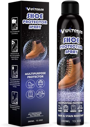 WITOROR Shoe Protector Spray 13.5OZ, Rain & Stain Waterproof Nano Protection for Sneaker, Leather, Nubuck, Suede & Canvas