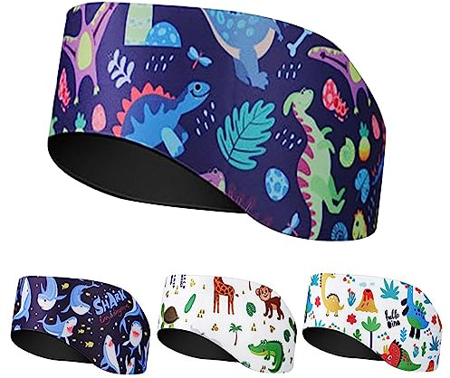 4 pezzi Sport Fascia Paraorecchie Nuoto Fascia auricolare Neoprene Regolabile Bambini Costume da bagno per adulti Impermeabile Protezione per le orecchie L03 nuoto