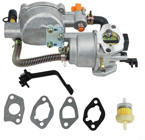 Yuanpgky Kit de conversión de combustible dual para 168F para generadores GX200, compatible con modelos de 208 cc, 210 cc, 212 cc, gas natural y salida de 6.5-7.5 HP, 2800-3500 W