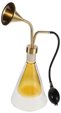 Flacone per Oli Essenziali in Vetro a Doppia Parete | Dispositivo per Aromi, Tester per Profumi e Petali di Fiori, Uso Casa e Viaggio Colore Casuale