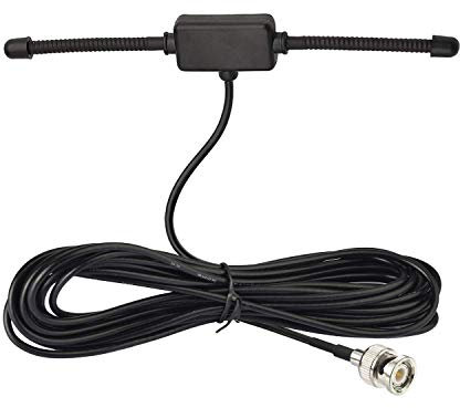 Bingfu Radioantenne Scanner Polizei Auto Fahrzeug 25-460Mhz 470-1200Mhz BNC Männlich Dipolantenne Radio CB VHF UHF Funkamatoren Kompatibel mit Uniden Bearcat Whistler Radio Shack Scanner