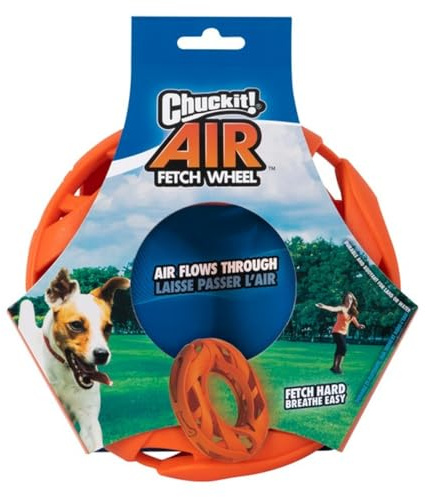 Chuckit! Air Fetch Wheel – Lightweight Dog Toy for Durable Playtime, Perfect for Exercise (Pack of 1)