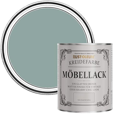 Rust-Oleum Shabby Chic blau Vintage Kreidefarbe für Möbel, wasserbasiert, geruchsarm - Greshamblau 750ML