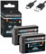 PATONA Platinum LP-E17 USB Akkus (2X 1000 mAh) mit direkt USB Eingang - Kompatibel mit Canon EOS RP R10 R100 77D 200D 250D 750D 760D 800D
