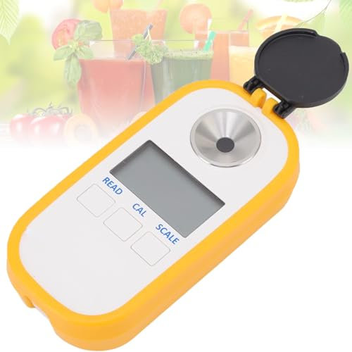 Wiederaufladbares Brix-messgerät, Zuckermessgerät Mit Lcd Und Atc-funktion, 0–90 % Bereich, Auflösung 0,1 % Und Genauigkeit ± 0,2 %, 3s-messung Schnell, Für Obst, Säfte, Getränke, Kaffee, Honig, Wein