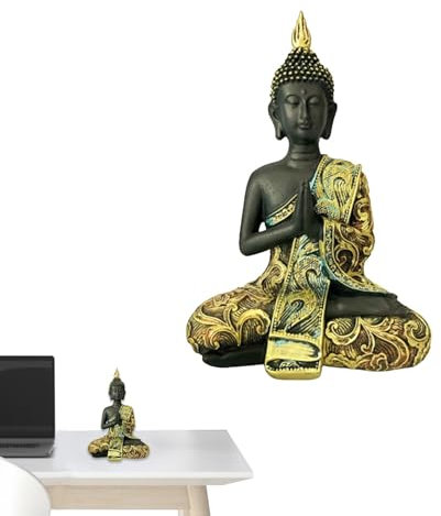Buddha-Statue, Zen-Gartendekoration, Meditationsstatue, Sammlerstücke, Gartenskulpturen, Buddha-Skulptur, Outdoor-Statuen für Garten, Terrasse