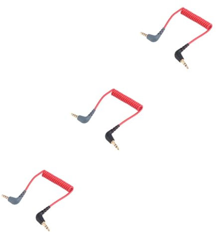 OSALADI 3pezzi Microfono Per Trasformazione Audio All Connettore Placcato Smartphone e Dispositivi Audio
