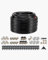 VEVOR Kit di Tubi per Compressore d'Aria, 60,96 m x 19,05 mm, Sistema di Tubazioni per Aria Compressa in HDPE-Alluminio, a Prova di Perdite, Resistente alla Pressione per Garage e Officine, Nero