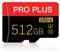 512GB Micro SD Karte Speicherkarten mit Adapter High Speed Class 10 Speicherkarte für Android Smartphone Digital Security Cams Tablet und Drone