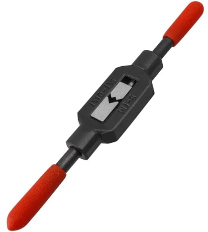 Gasea Adjustable Tap Wrench Handle Screw Thread Tap Holder Reamer Hand Tapping Wrench Tool for 1/16-1/4 & M1-M8 Taps