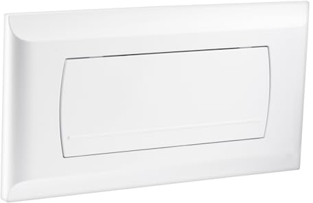 Empyreal Drückerplatte kompatibel mit Geberit 200F 115222111, Betätigungsplatte für UP-Spülkasten, mit Spülhebel-Set und Montageschrauben,340 x 185mm (Weiß)