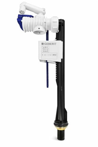 Geberit Type 380 Toilet Fill Valve Bottom Entry 1/2 Inlet Float Valve for Concealed Cistern, Silent Adjustable Replacement Valve, 828.251.00.0