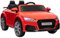 HOMCOM Audi TT RS Licensed 12V Kids Electric Ride Age 3+ On Car w/Parental Remote Forward Reverse, Lights, Horn, MP3 Player, Seatbelt - Red
