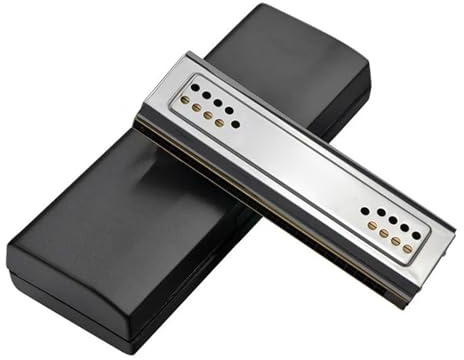 24-Loch-Doppelseiten-Mundharmonika-Schlüsselsatz C&G-Ton 2-in-1-Tremolo-Bass-Mundharmonika-Blasmusikinstrument Für Profis mundharmonika anfänger