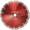 NORDMANN DIAMANTTECHNIK Diamond Disco da taglio MAX-2 Turbo 230 x 22,23 mm, disco diamantato per granito, cemento, cemento armato, clinker e mattoni