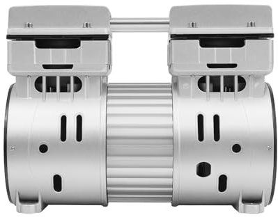 Compresseur D'Air Sans Huile Compresseur D'Air 1 Hp Ultra Silencieux 69db Disponible Pour Les Compresseurs MéDicaux Compresseurs De RéFrigéRation Compresseurs De Climatisation (Argent)