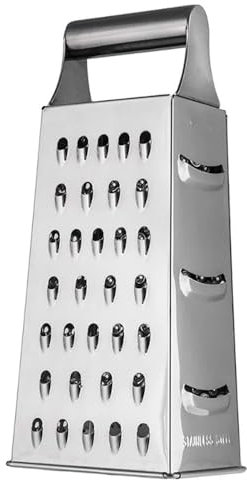 4 Sided Blades Household Box Grater Container Multipurpose Vegetables Cutter Kitchen Tools Manual Cheese Slicer(6in)