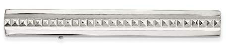 Krawattennadel aus Edelstahl, poliert, 7,17 mm, Schmuck für Herren, One Size, Metall Edelstahl, Kein Edelstein