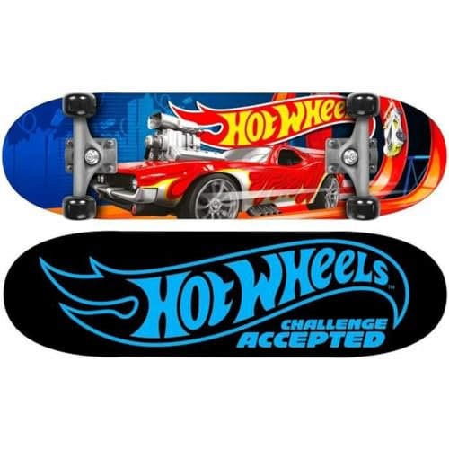 HOT Wheels Skateboard 71cm ABEC5, Blue Yellow RED
