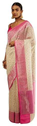 Elina fashion Sarees For Women Banarasi Art Silk Woven Saree ||Traditional Indian Wedding Gift Sari with Unstitched Blouse
