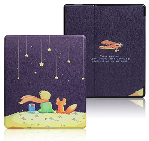 Lackierte 7-Zoll-Hülle für Kindle Oasis (10. Generation, Erschienen 2019 und 9. Generation, Erschienen 2017), wasserdichte Hülle mit Auto Wake/Sleep-Funktion