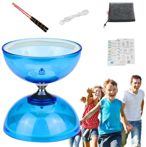 HAMIL Chinesisches,Chinesisches Diabolo | Dreifach gelagerte Diabolo-Yo-Yos,Leistungsstarkes chinesisches -Diabolo-Fähigkeitsspielzeug für Erwachsene, Kinder, Anfänger, Fitness-Spaß
