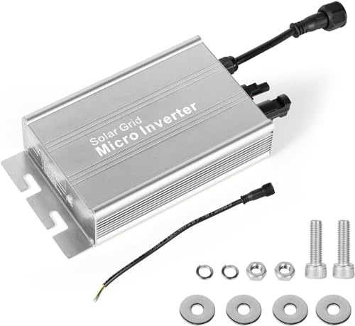 Y&H 700W Solar Micro Wechselrichter DC26-46V zu AC230V Auto Pure Sine Grid Tie Inverter,Geeignet für 24V/36V Batterien【CE/LVD】