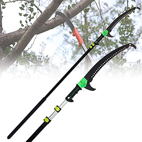 Telescopic Pole Saw, Landscaping Pruning Saw, Telescopic Landscaping Pole Saw, Long Reach Pruning Saws, for Garden Branches Tool.