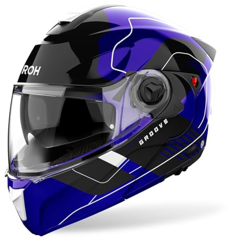 AIROH SPECKTRE GROOVE BLUE GLOSS M