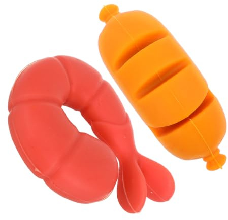 MOBUTOFU 2pcs Silicone Pot Lid Holder Sausage Shaped Spill Device Preventer for Kitchen Cooker Fresh-keeping Storage