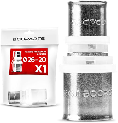 BOOPARTS – Prensa 26-20 – Contorno TH – Acoplamiento reductor – para tubos compuestos multicapa 26 y 20