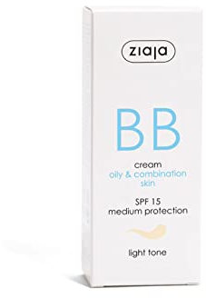 Ziaja Bb Cream Pieles Grasas y Mixtas Spf15 Tono Claro 50 ml