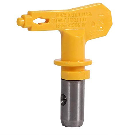 Airless Düse, Haofy Airless Farbspritzpistole TIPP Spritzpistole Düse, Reversibel Luftlos Spritzpistolendüsen für Latexfarben, Rostschutzfarben und Dispersionen, Gelbe, 521