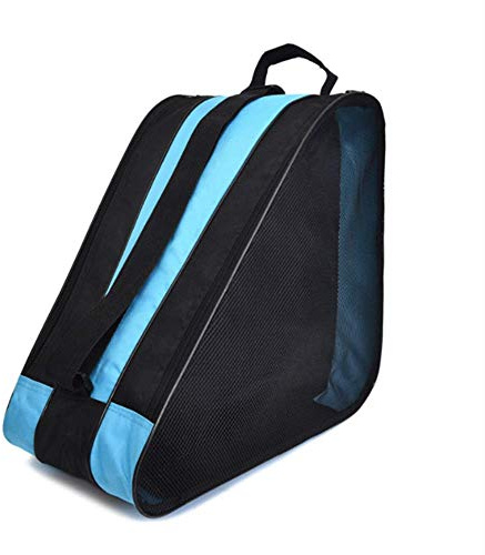 ITODA Tasche Rollschuhe Kinder Inlinerschuhe Aufbewahrungstasche Inliner Schuhtasche mit Griff Schultertasche Sport Eishockeyschlittschuhe Skatertasche Mesh Sporttasche Skateschuhe Schlittschuhe