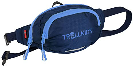 Trollkids Kinder Hüfttasche Bauchtasche Trolltunga, Marineblau/Mittelblau, Größe 1,2L