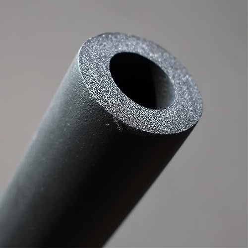 Pipe Insulation Foam Pipe Sleeve Lagging Insulation Pipe ID6mm 9mm 16mm 20mm 25mm 32mm 42mm 48mm 60mm 110mm for Indoor and Outdoor Pipe 1.8m Long Black ( Size : ID48mm T20mm L1.8m )