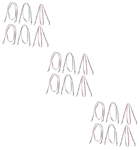 Uonlytech 3 Sets Brillenbandhalter Für Brillen Brillenhalter Brillenband Zum Verlieren Von Brillen Sonnenbrillenband 6 Stück * 3