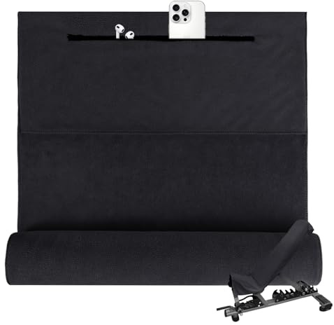 Flow fire Serviette de Sport en Microfibre de Gymnastique, Serviette de Fitness 120 x 50 cm avec Fermeture éclair pour Serviette de Sport de Gym, applicabilité pour Hommes et Femmes